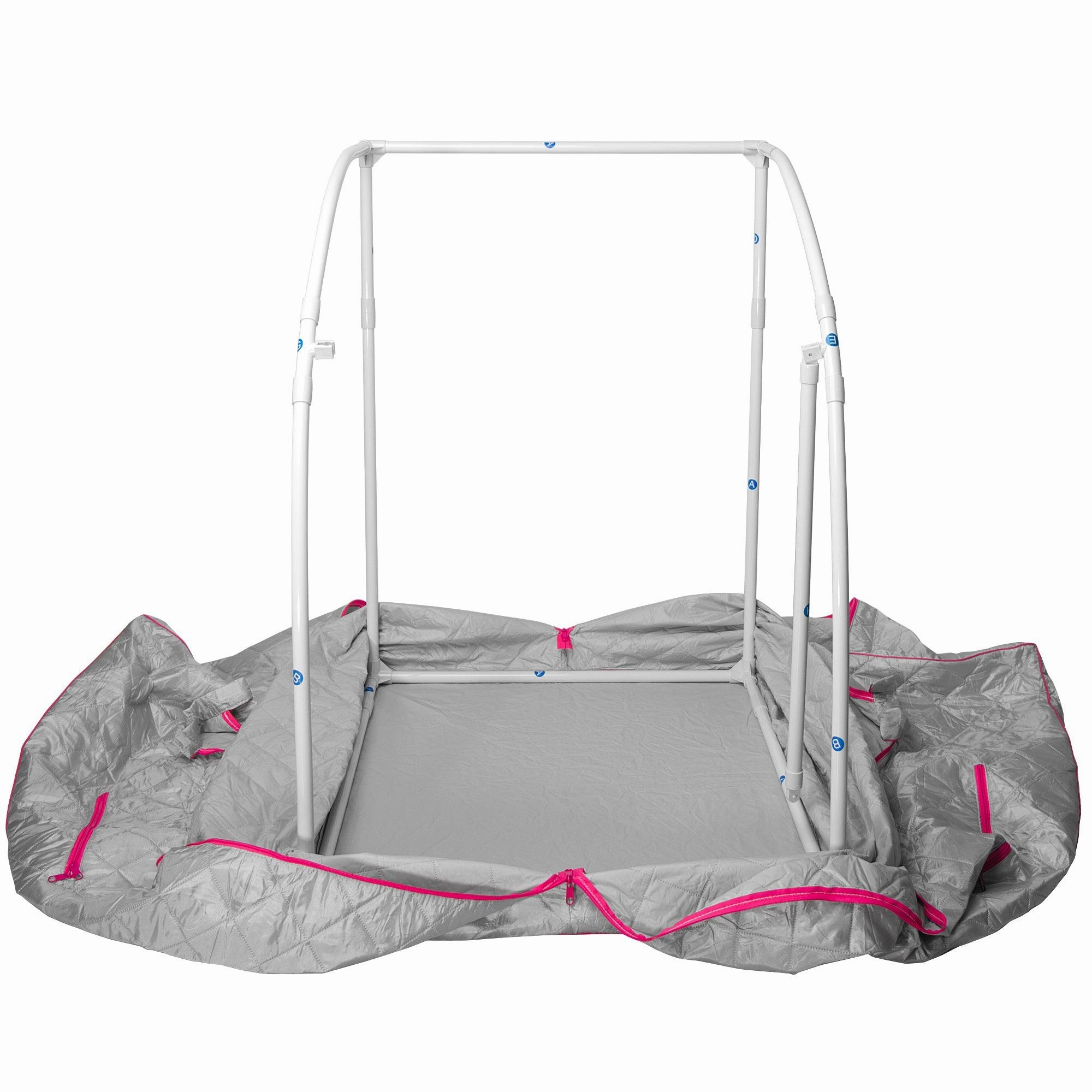 Durasage Health - Lightweight Personal Steam Sauna for Weight Loss. Detox & Relaxation. 60 Minute Timer - Pink
