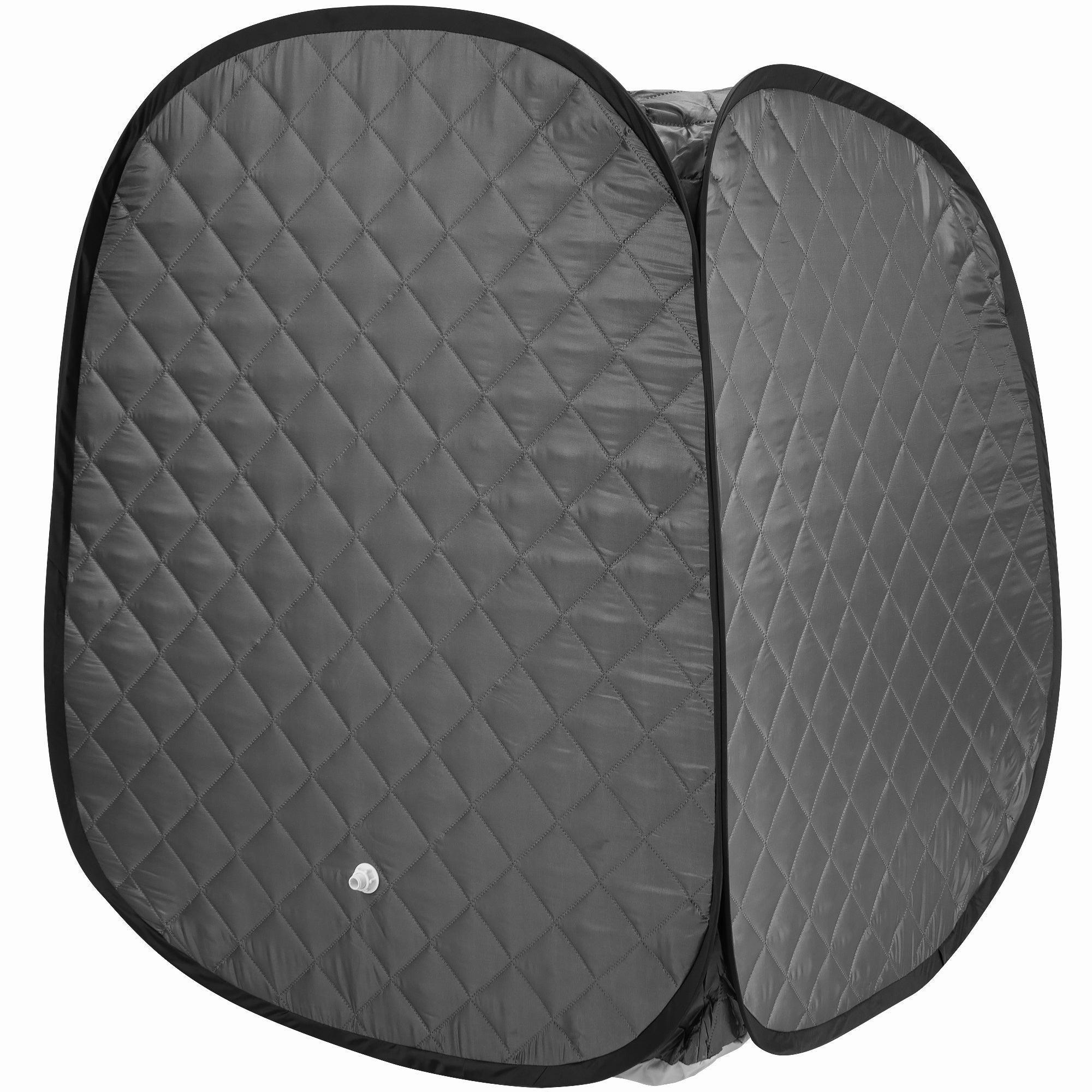 Durasage Health - Personal Foldable Steam Sauna for Weight Loss. Detox. Relaxation at Home. 60 Minute Timer. 800 Watt Steam Generator. Chair Included (Gray)