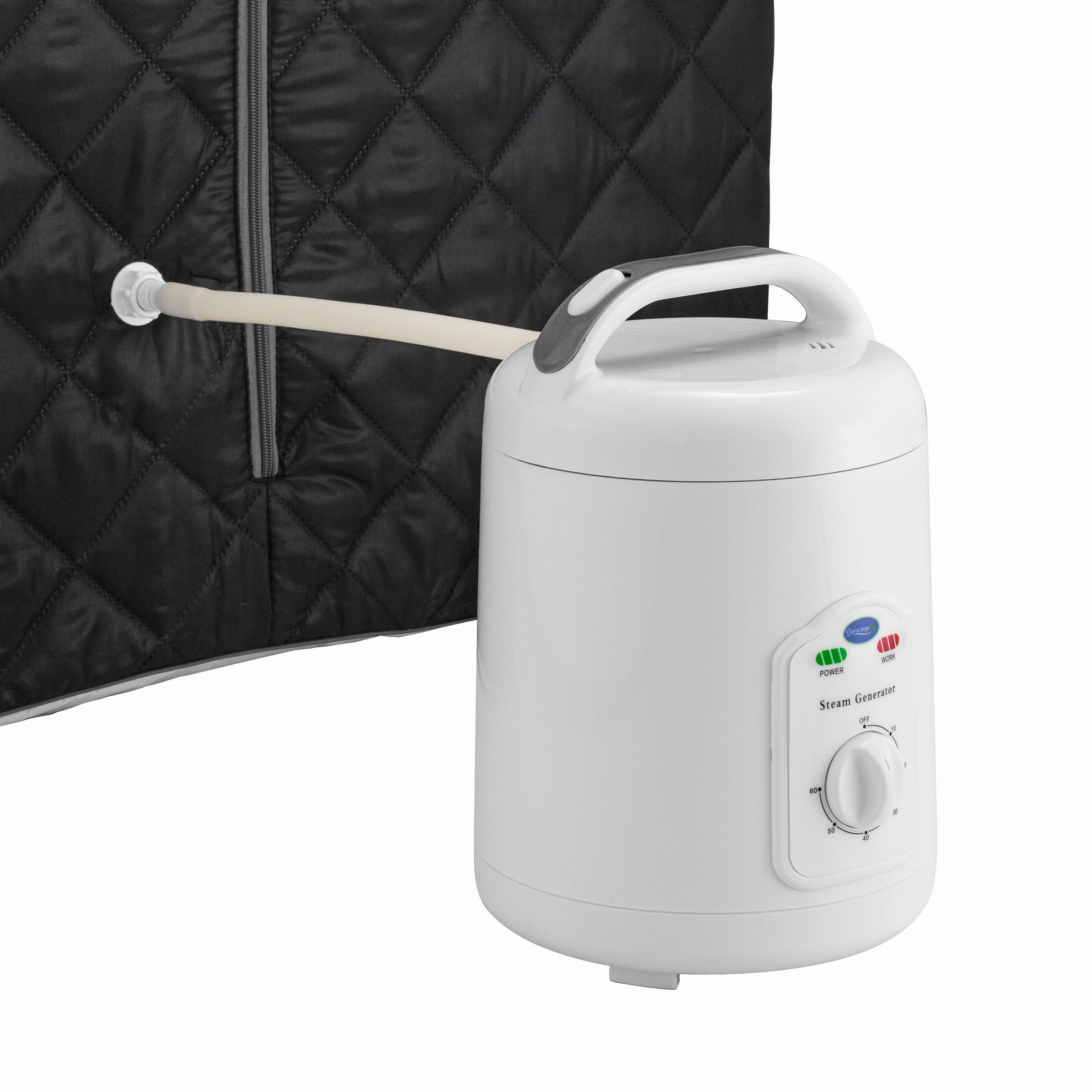 Durasage Health - Personal Steam Sauna for Weight Loss. Detox & Relaxation at Home. Chair Included - (Black)