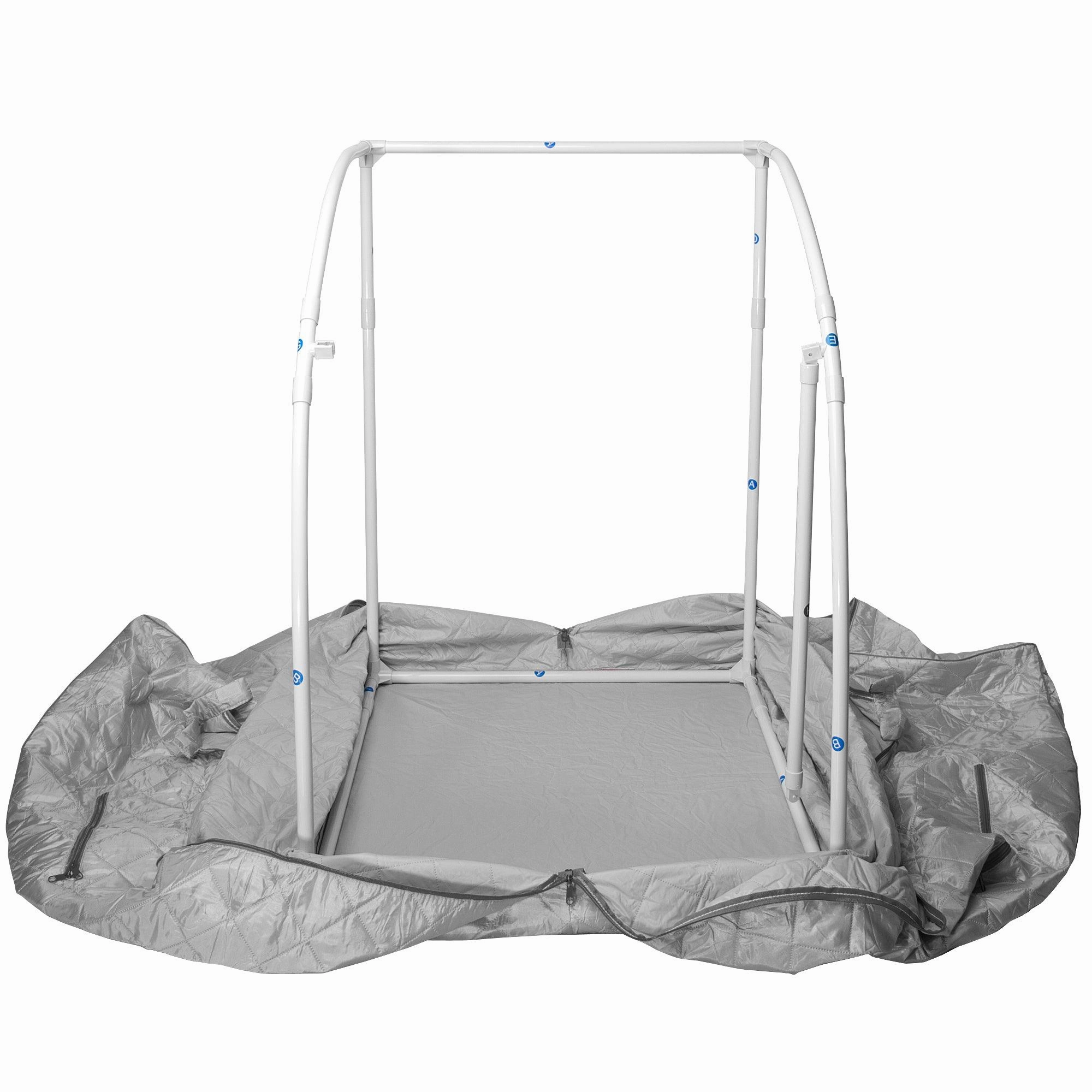 Durasage Health - Portable Personal Therapeutic Spa Home Steam Sauna Weight Loss Slimming Detox (Gray Outline)
