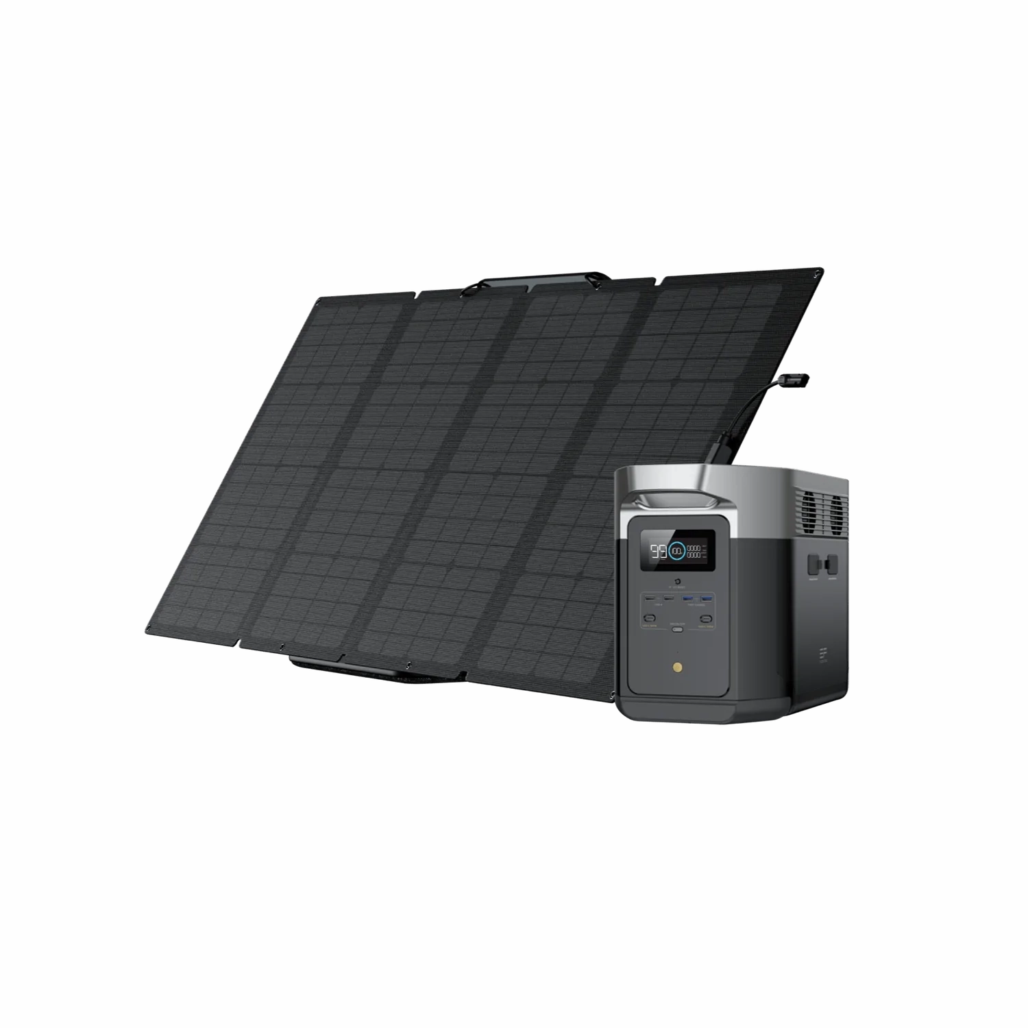 EcoFlow DELTA 2 Portable Power Station   160W Portable Solar Panel