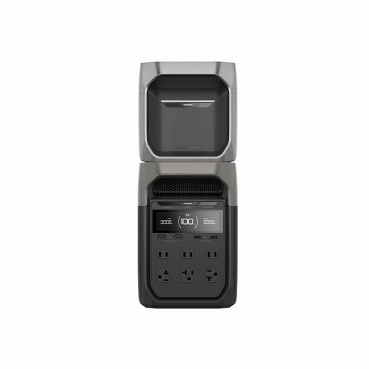 EcoFlow DELTA 3 1500 Power Station   110W Solar Panel * 2   DELTA 3 EB