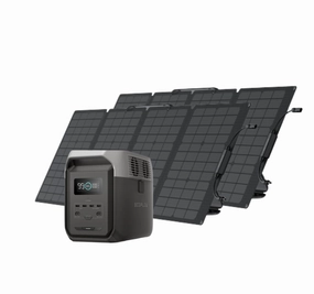 EcoFlow DELTA 3 1500 Power Station   110W Solar Panel * 2