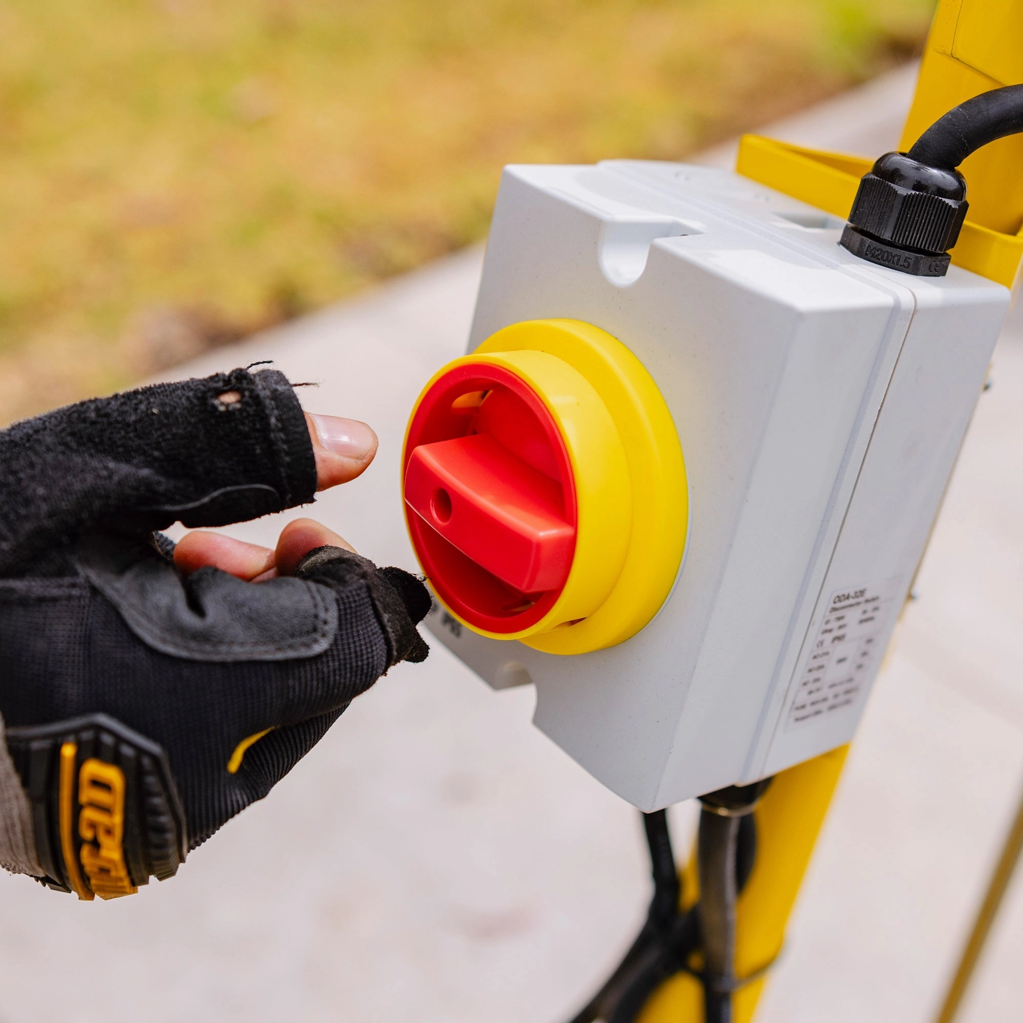 Electric 8 Concrete Scarifier Planer Grinder for Sidewalk Trip Hazard Repair. Traffic Line Removal