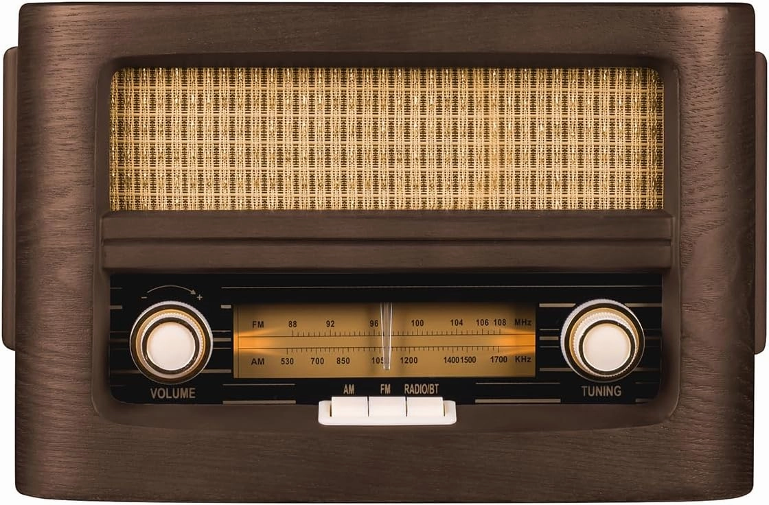 Fuse RAD-V2 Vintage Bluetooth Speaker with FM Radio   Wireless Charger