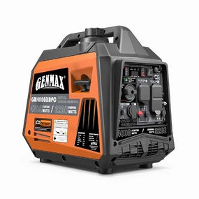 Genmax GM4000iSAPC 4000 Watt Gasoline Inverter Generator ultra-quiet145cc Engine EPA & CARB Compliant. Eco-Mode Feature