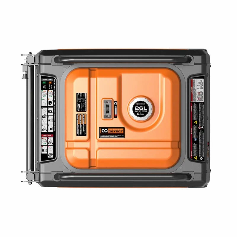 Genmax GM9000iED Portable Inverter Generator. 9000W Super Quiet Dual Fuel Portable Engine with Parallel Capability