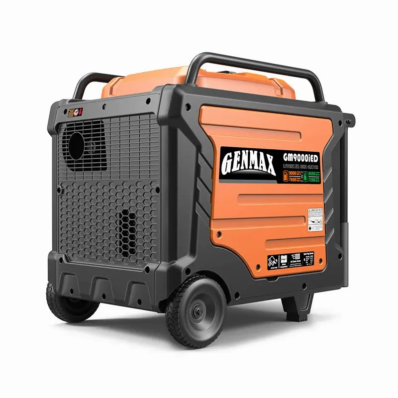 Genmax GM9000iED Portable Inverter Generator. 9000W Super Quiet Dual Fuel Portable Engine with Parallel Capability