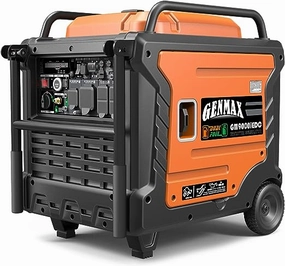 Genmax GM9000iEDC Portable Inverter Generator. 9000W Super Quiet Dual Fuel Portable Engine with Parallel Capability. EPA &CARB Compliant