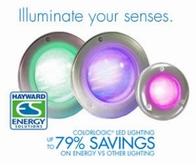 Hayward ColorLogic 4.0 LED Spa Light. 120V/100 Ft Cord Stainless Steel