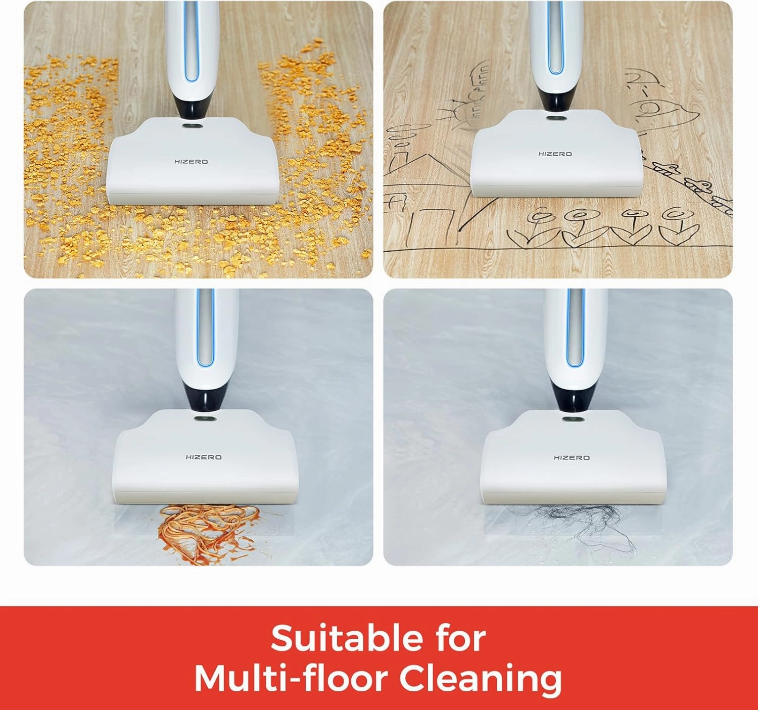 Hizero F500 All-In-One Hard Floor Cleaner
