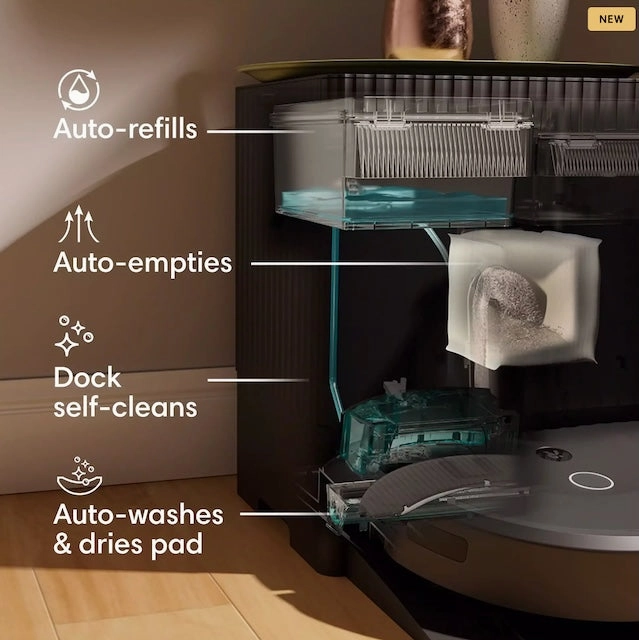 Irobot Roomba Combo 10 Max   Autowash Dock