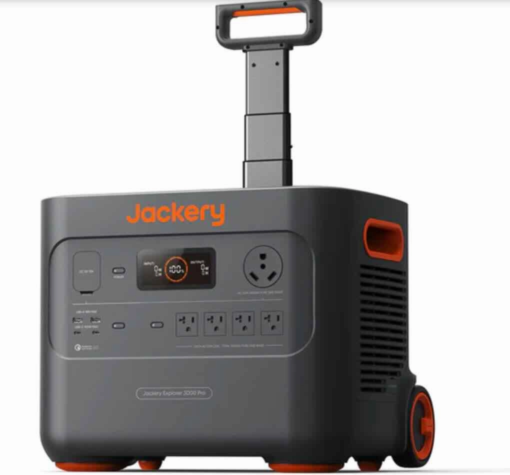 Jackery Solar Generator 3000 Pro Portable Power Station with 1 Solar Saga Panel