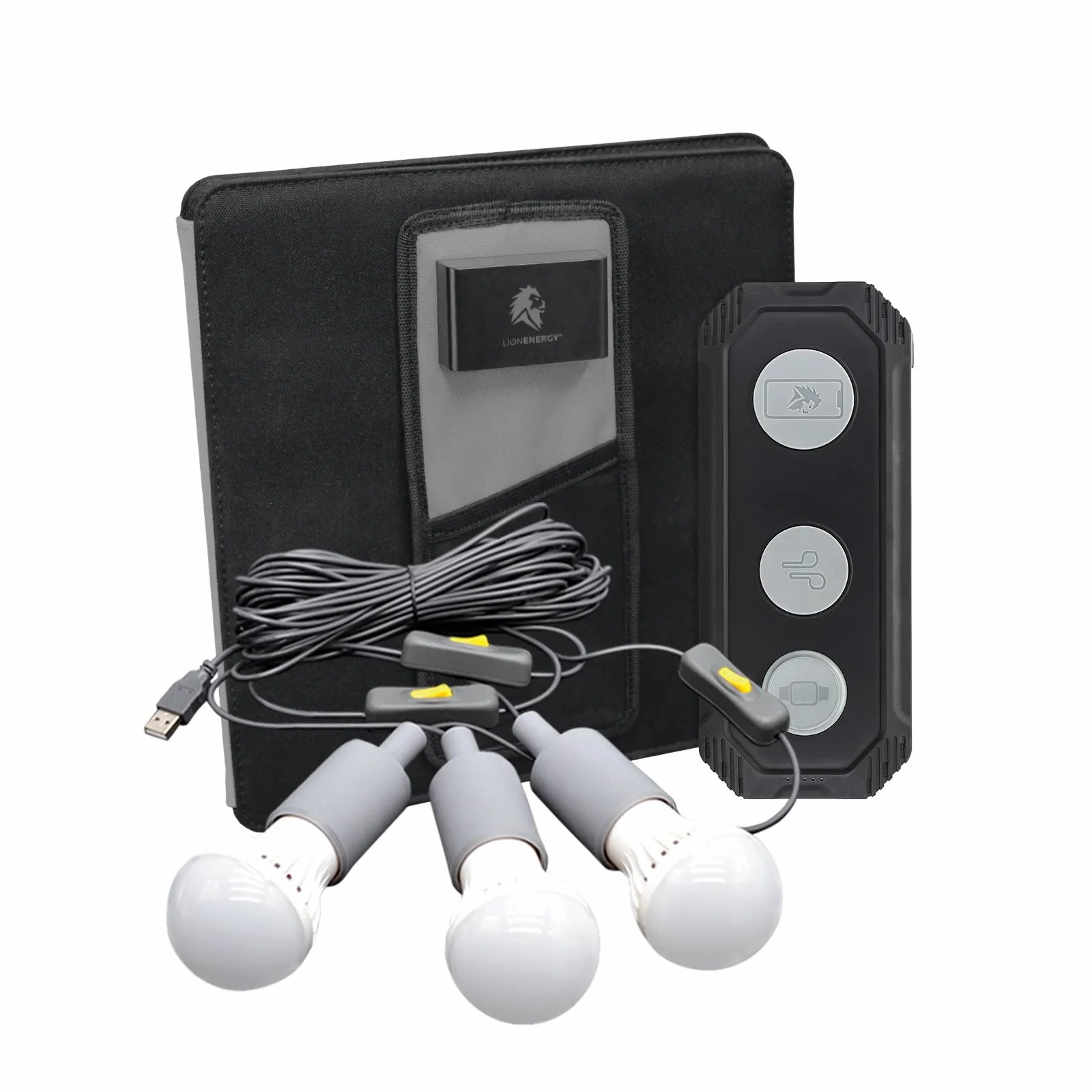 Lion Eclipse Power Bank Kit (99.9Wh. Wireless Charging)