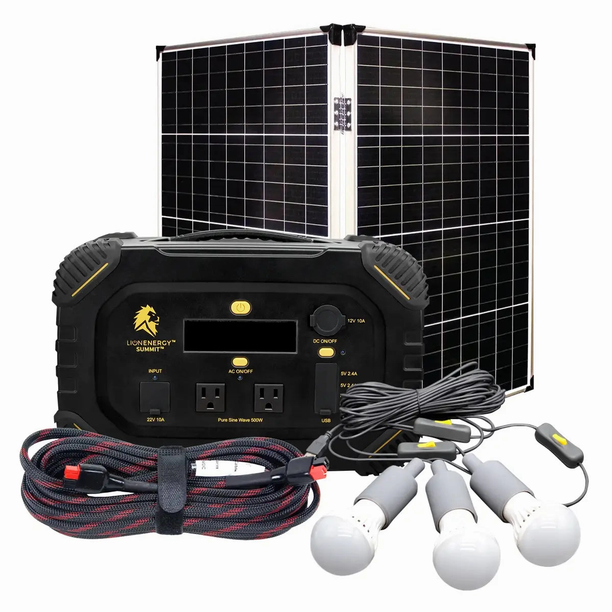 Lion Summit - 530W/665Wh Portable Generator Kit