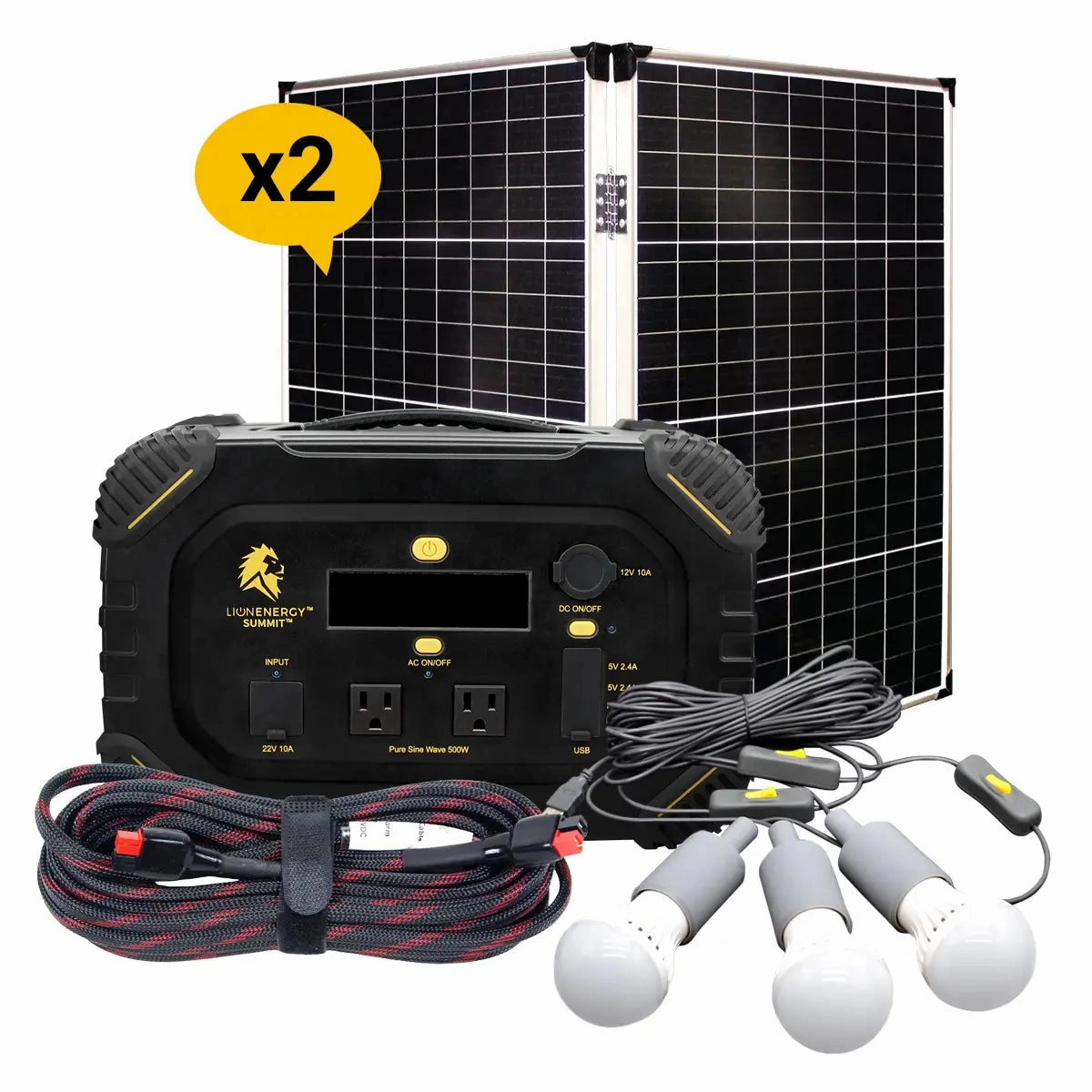 Lion Summit - 530W/665Wh Portable Generator Kit