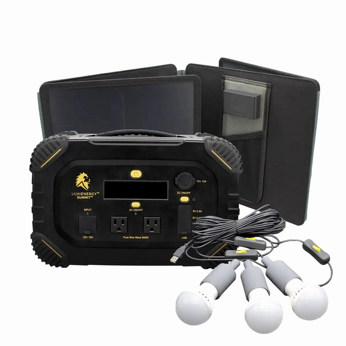 Lion Summit - 530W/665Wh Portable Generator Kit