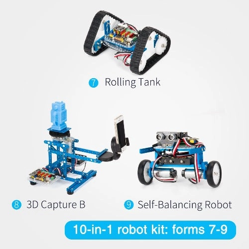 Makeblock Ultimate 2.0 STEM 10-in-1 Educational Robot Kit