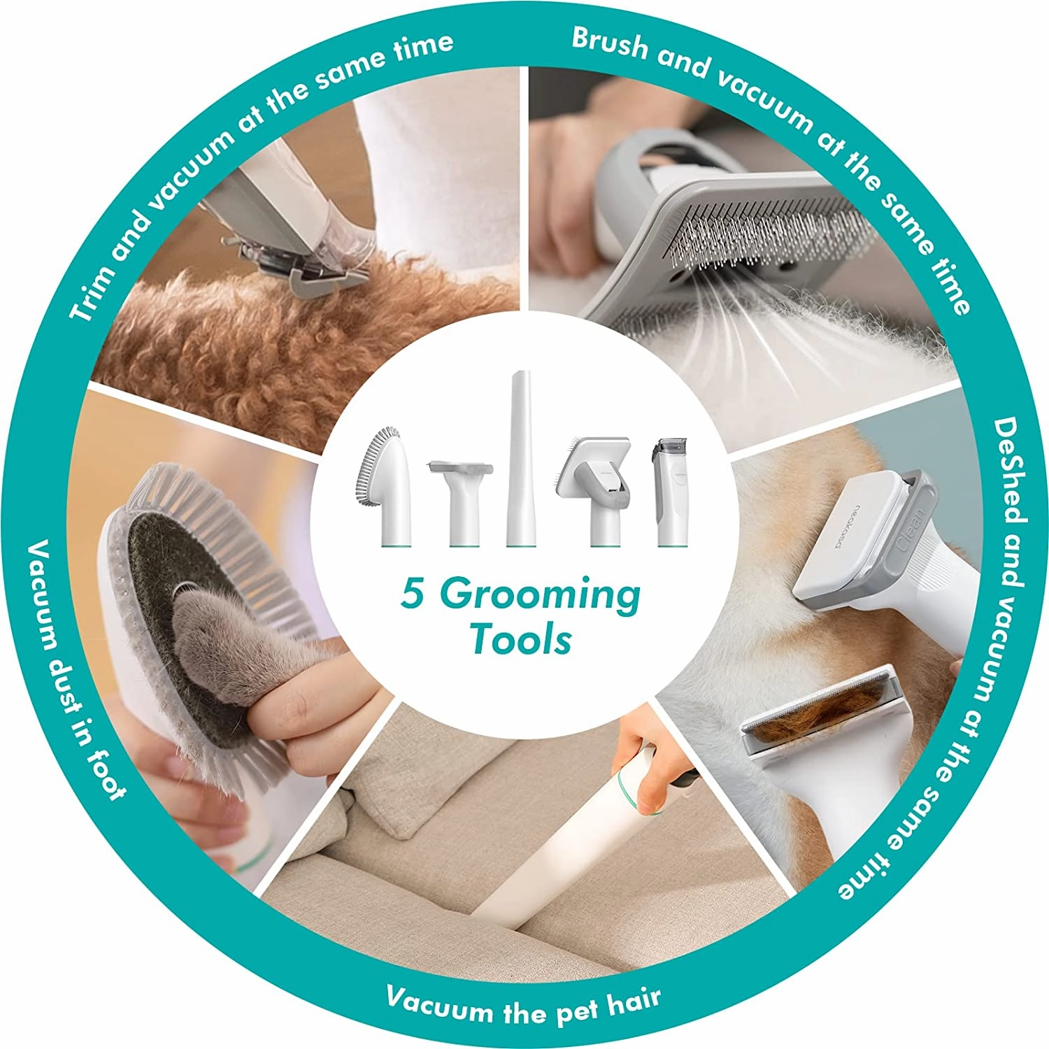 Neakasa by Neabot P1 Pro Pet Grooming Kit & Vacuum