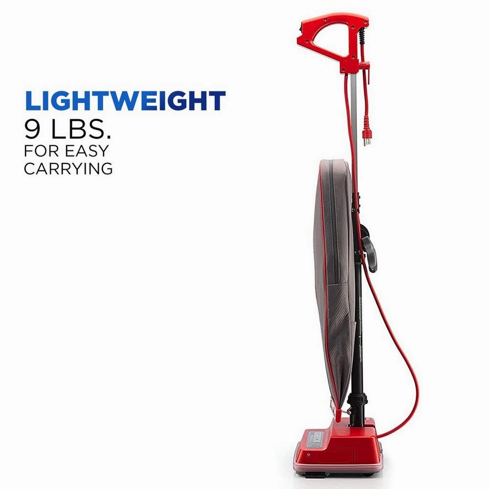 Oreck 9lb Commercial Upright vacuum. Red basecord
