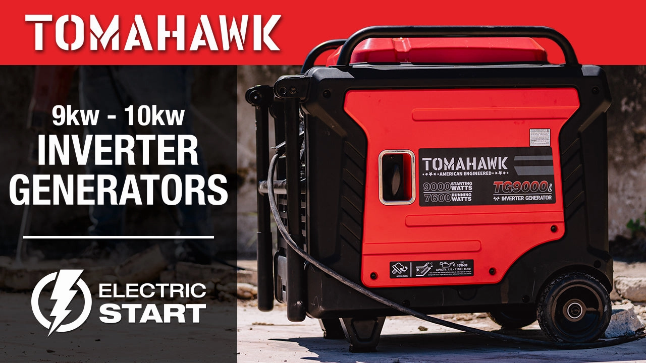 PRE ORDER: 10.500 Watt Inverter Generator Electric Start Super Quiet Portable Gas Power Professional Use