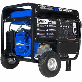 REFURB DuroMax XP10000E 10.000 Watt Gasoline Generator Blue / Black (Grade A)