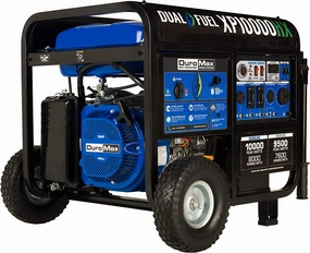 REFURB DuroMax XP10000HX 10.000 Watt 18HP Dual Fuel Portable Generator (Grade A)