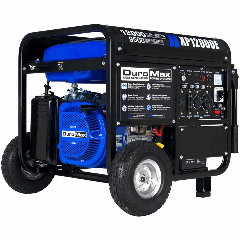 REFURB DuroMax XP12000E 12.000 Watt Gasoline Generator (Grade A)