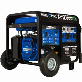 REFURB DuroMax XP12000HX 12.000 Watt 18 HP Dual Fuel Gas Propane Portable Generator (Grade A)