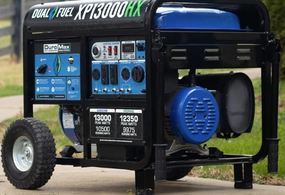 REFURB DuroMax XP13000HX 13.000 Watt 20 HP Dual Fuel Gas Propane Portable Generator (Grade A)
