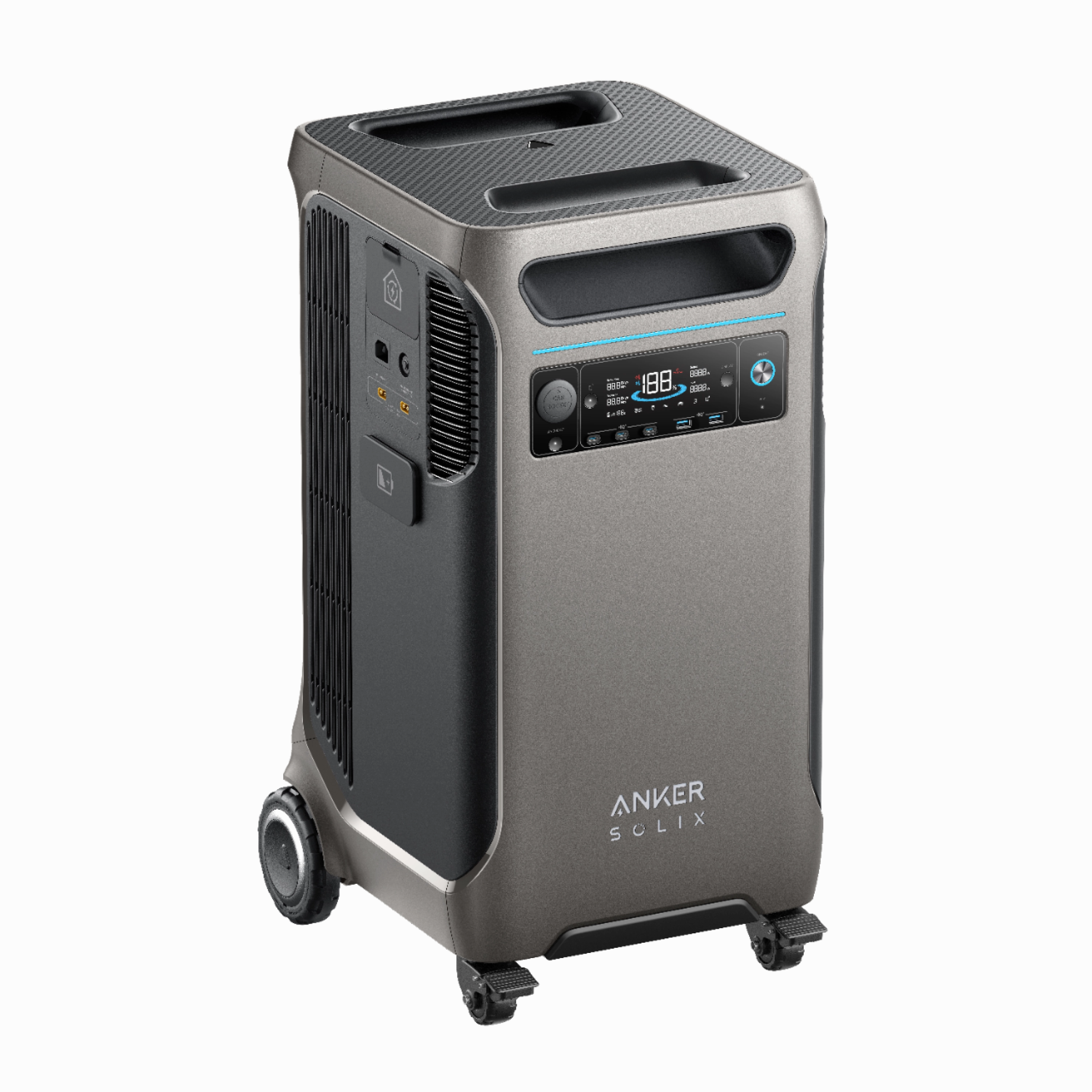 REFURBISHED Anker SOLIX F3800 Portable Power Station   200W Anker Solar Panel