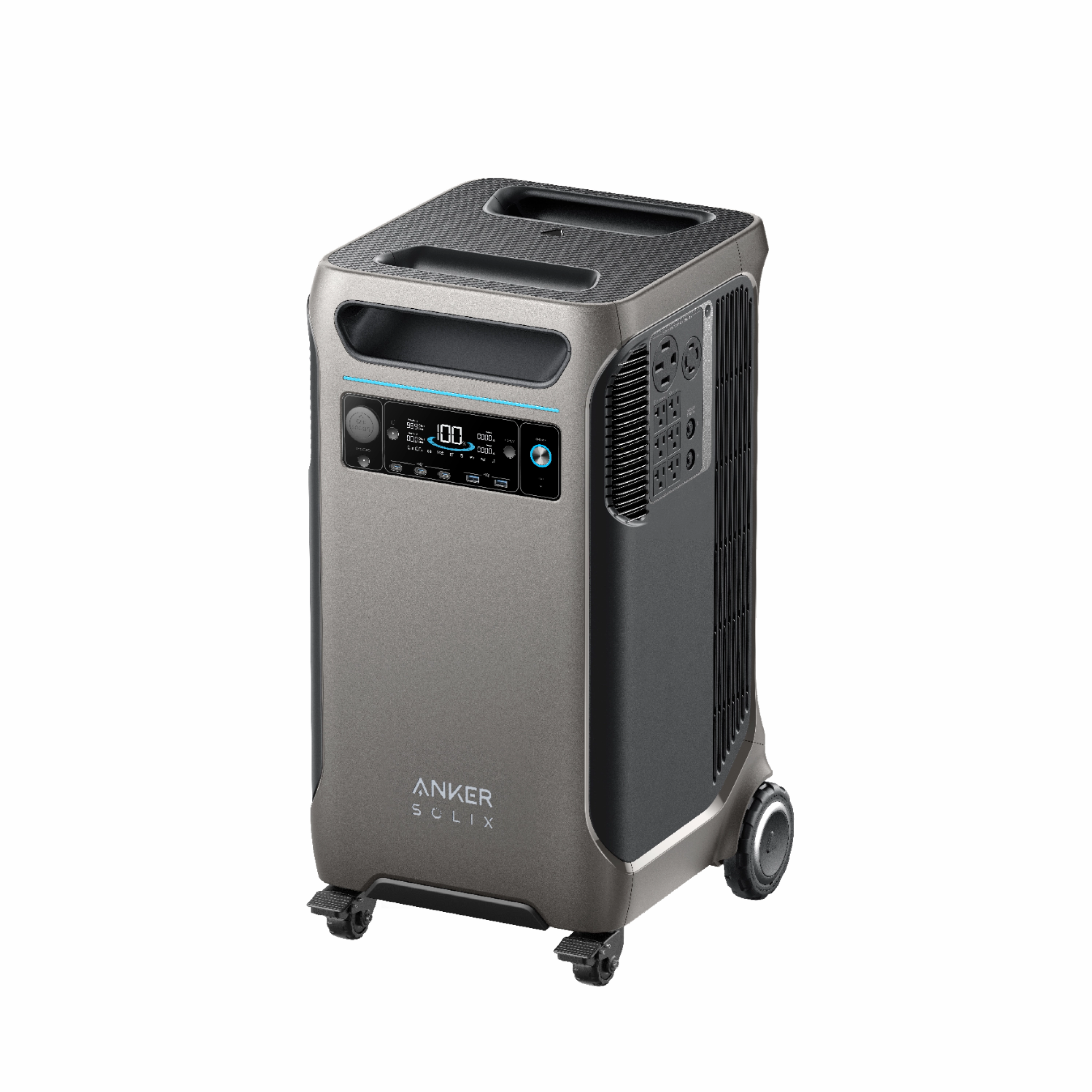 REFURBISHED Anker SOLIX F3800 Portable Power Station   200W Anker Solar Panel