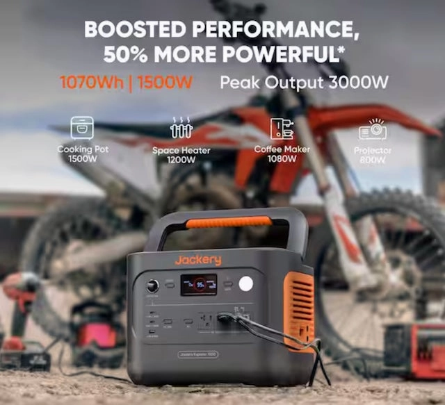 REFURBISHED Jackery Explorer 1000 V2 Portable Power Station