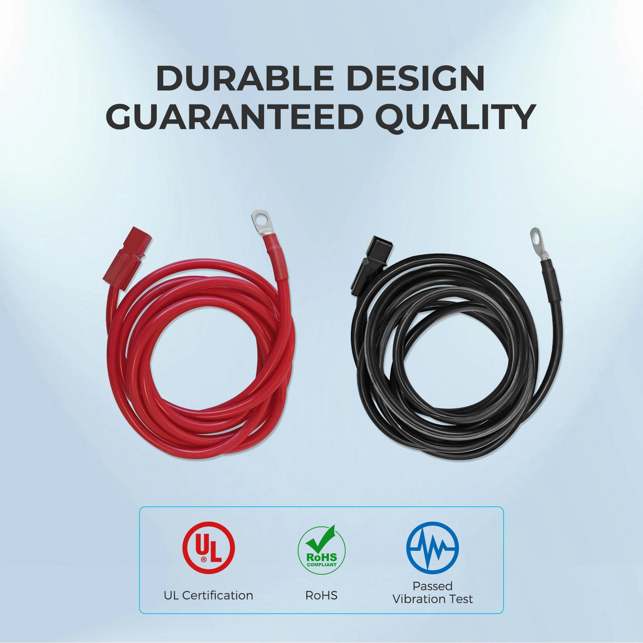 Renogy 10FT 6AWG Anderson Adapter Cable (Anderson PP75 - Ring Lug)