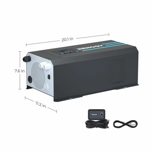 Renogy 12V 3000W Inverter charger.100~120Vac adjustable (NEW)