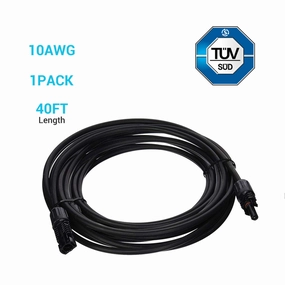Renogy 1.5 Feet 12AWG Solar Extension Cable with MC4 Female and Male connectors