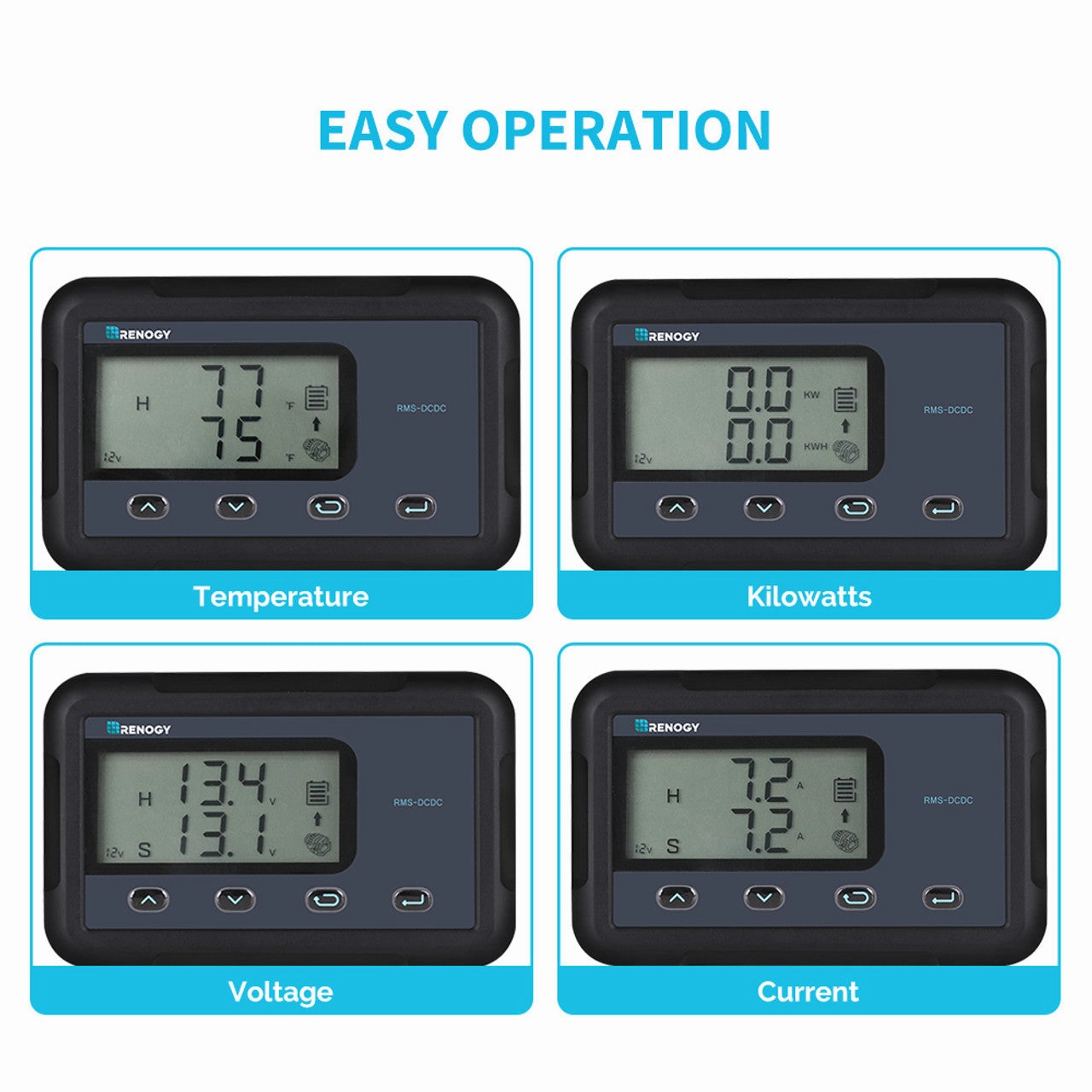 Renogy DC-DC Battery Charger Series Remote Monitor
