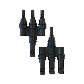 Renogy RNG-CNCT-MC4Y-M - Renogy Solar MC4Y2 Branch Connectors MMMF FFFM Pair. Multicolor