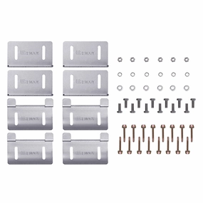 Renogy RNG-MTS-ACB - Solar Panel Mounting Curved Z Bracket - Set of 4