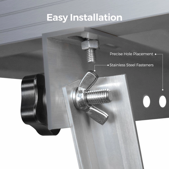 Renogy RNG-MTS-TMB - Renogy Adjustable Solar Panel Tilt Mount Brackets