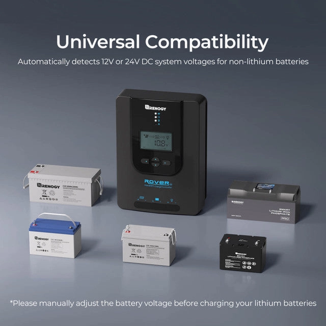 Renogy Rover Li 30 Amp MPPT Solar Charge Controller(G2)