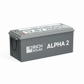 Rich Solar ALPHA 2 | 12V 200Ah LiFePO4 Battery