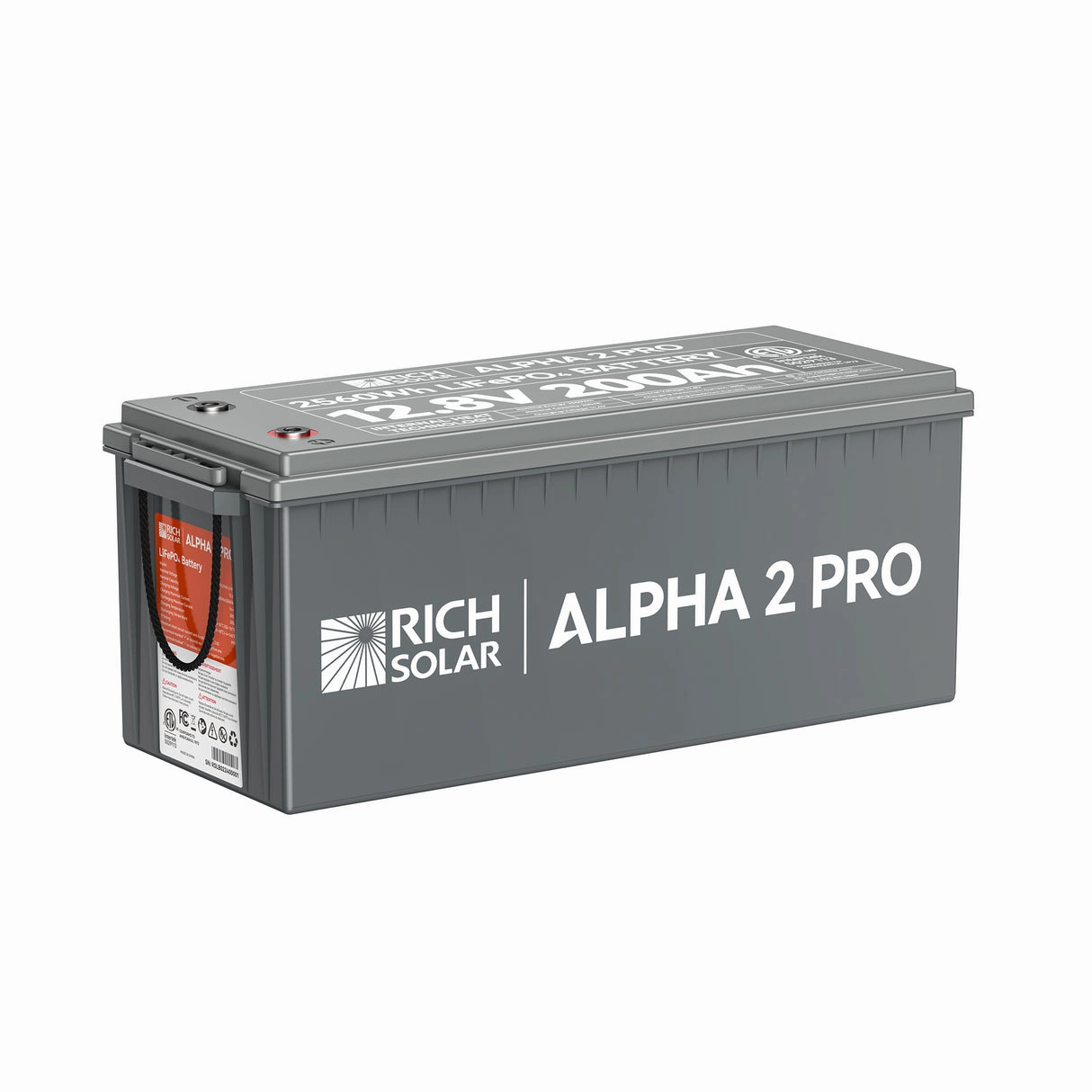 Rich Solar ALPHA 2 PRO | 12V 200Ah LiFePO4 Battery