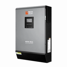 Rich Solar NOVA MAX 3K | 3000 Watt (3kW) 24 Volt Off-Grid Hybrid Solar Inverter