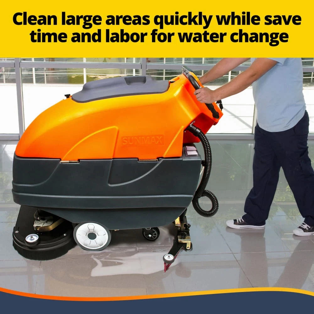 RT120 34 Self-Propelled Floor Scrubber Machine. 33-gal Tank. 75.000 sqft/h
