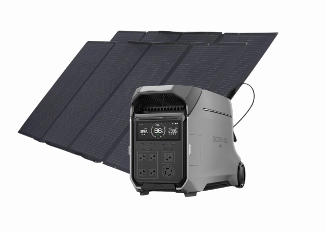 Special Bundle: EcoFlow DELTA Pro 3 Portable Power Station   2 x 160W Portable Solar Panels