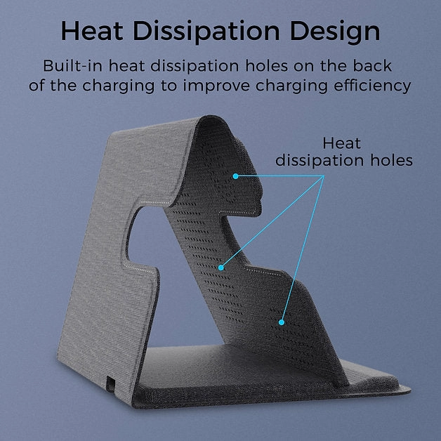 Sungale 3-IN-1 Foldable High Efficient Wireless Charger Stand