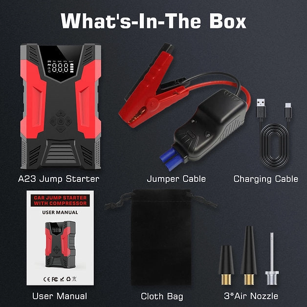 Sungale Car Jump Starter with Air Compressor A23