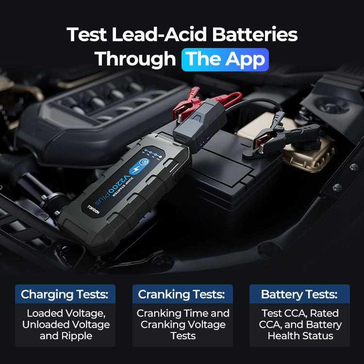 TOPDON - V2200Plus Jump Starter & Battery/System Tester