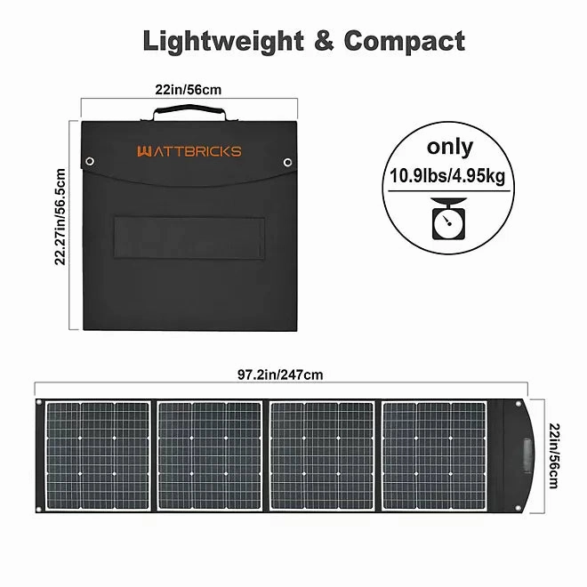 Wattbricks 200w Solar Panel